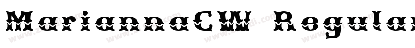 MariannaCW Regular字体转换